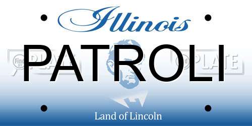 PATROLI Illinois License Plate
