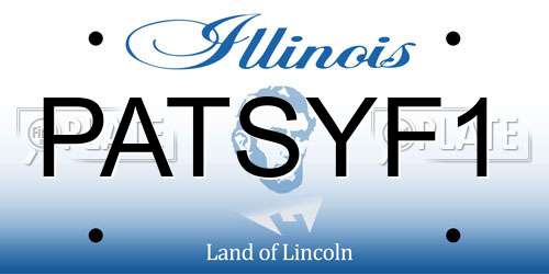 PATSYF1 Illinois License Plate