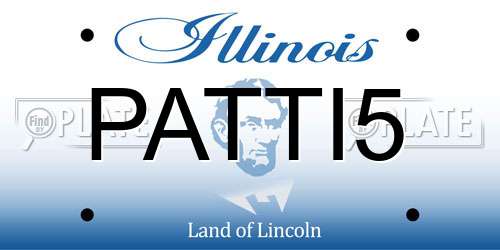 PATTI5 Illinois License Plate