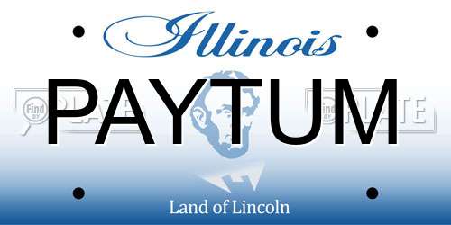 PAYTUM Illinois License Plate