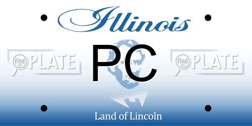 PC Illinois License Plate