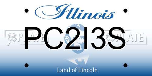 PC2I3S Illinois License Plate