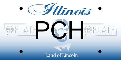 PCH Illinois License Plate