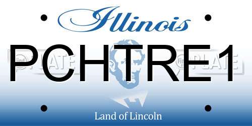 PCHTRE1 Illinois License Plate