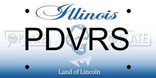 PDVRS Illinois License Plate