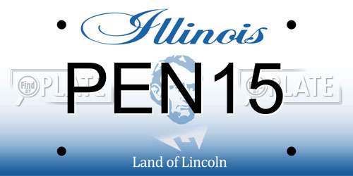 PEN15 Illinois License Plate