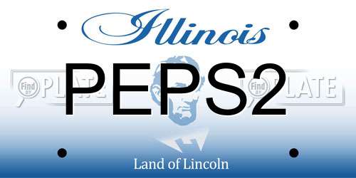 PEPS2 Illinois License Plate