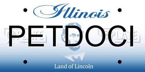PETDOCI Illinois License Plate