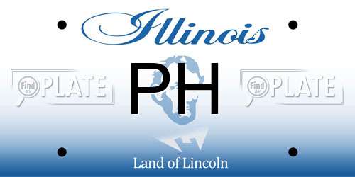 PH Illinois License Plate