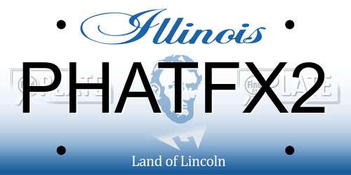 PHATFX2 Illinois License Plate