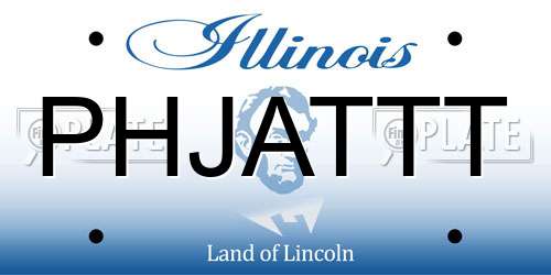 PHJATTT Illinois License Plate