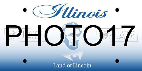 PHOTO17 Illinois License Plate