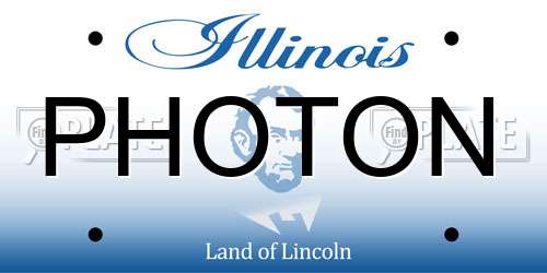 PHOTON Illinois License Plate