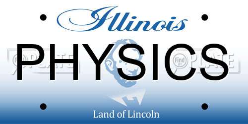 PHYSICS Illinois License Plate