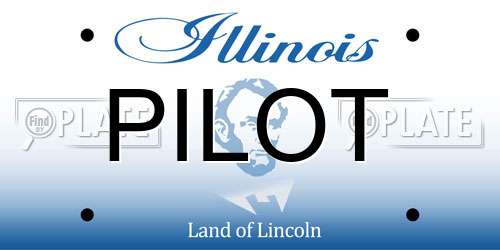 PILOT Illinois License Plate