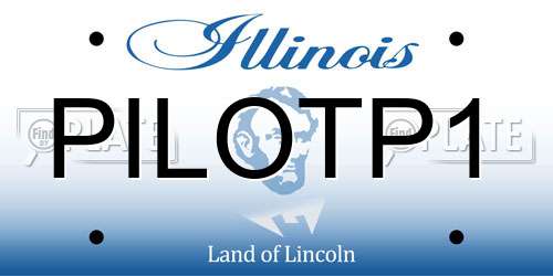 PILOTP1 Illinois License Plate