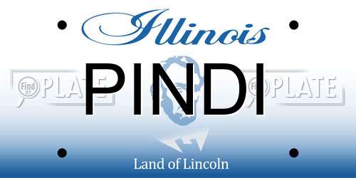 PINDI Illinois License Plate