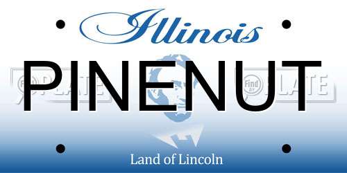 PINENUT Illinois License Plate