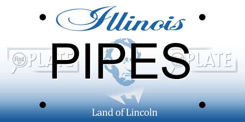 PIPES Illinois License Plate