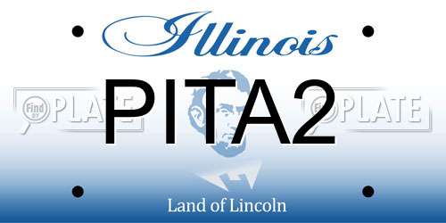 PITA2 Illinois License Plate