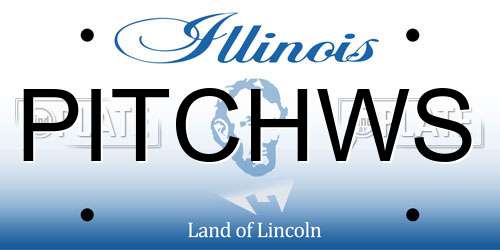 PITCHWS Illinois License Plate