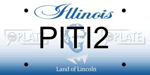 PITI2 Illinois License Plate