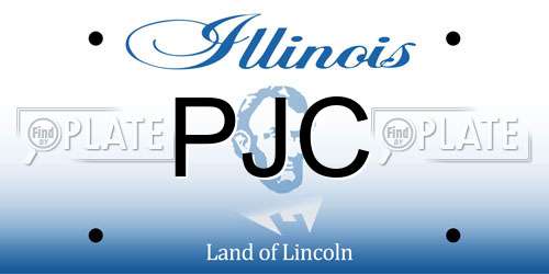 PJC Illinois License Plate
