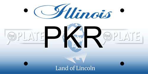 PKR Illinois License Plate