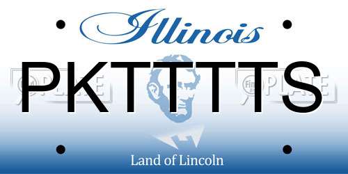 PKTTTTS Illinois License Plate