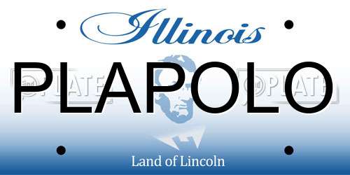 PLAPOLO Illinois License Plate