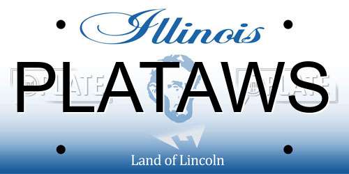 PLATAWS Illinois License Plate