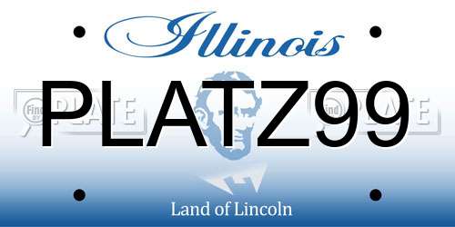 PLATZ99 Illinois License Plate