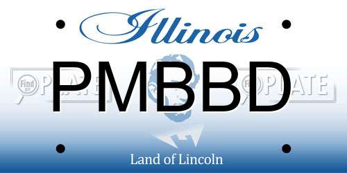 PMBBD Illinois License Plate