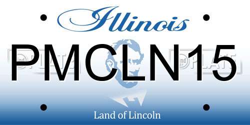 PMCLN15 Illinois License Plate