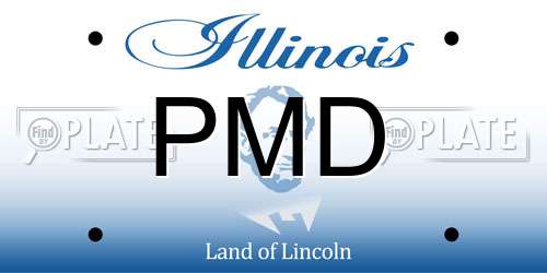 PMD Illinois License Plate