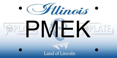PMEK Illinois License Plate
