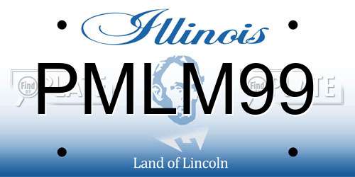 PMLM99 Illinois License Plate
