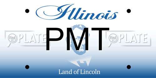 PMT Illinois License Plate