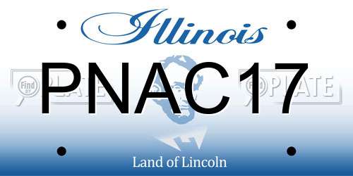 PNAC17 Illinois License Plate