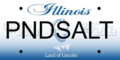 PNDSALT Illinois License Plate