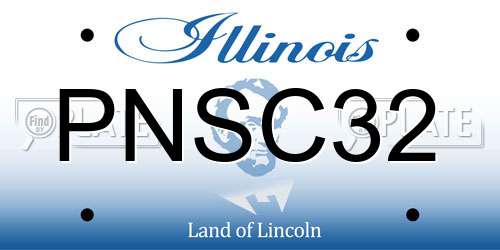 PNSC32 Illinois License Plate