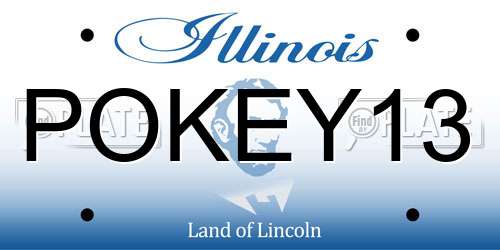 POKEY13 Illinois License Plate