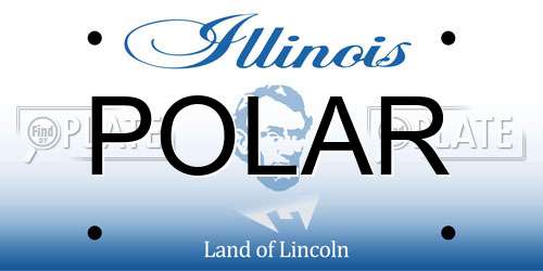 POLAR Illinois License Plate