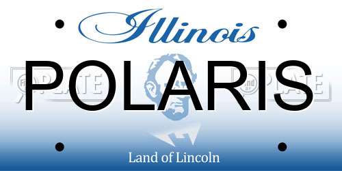 POLARIS Illinois License Plate
