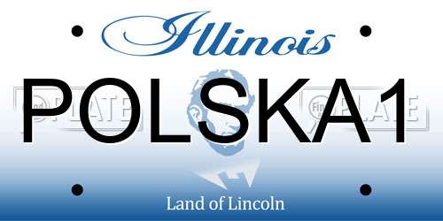 POLSKA1 Illinois License Plate