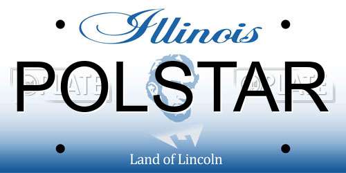 POLSTAR Illinois License Plate