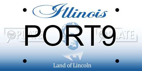 PORT9 Illinois License Plate