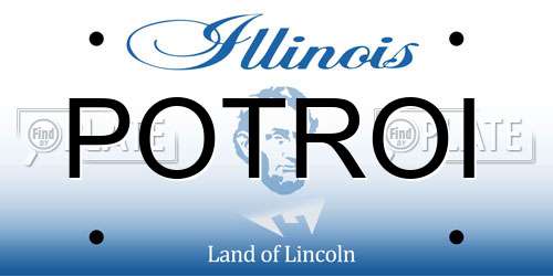 POTROI Illinois License Plate