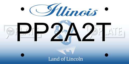 PP2A2T Illinois License Plate