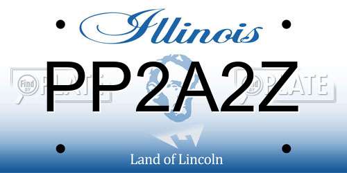 PP2A2Z Illinois License Plate